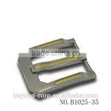 Customized Men's Strong 35mm Nickel Brass Combined Tongue Buckle