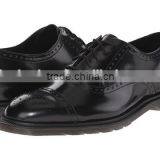 Men Genuine Leather Lace up Brogue Shoes Custom Hand-made Men Leather Dress Casual Shoes thumbnail-2