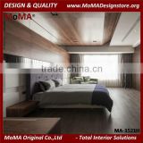 MA-1521H French Style Grey Fabric Hotel Bed Headboard