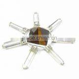 Wholesale Of Chakra Energy Generator : Tiger Eye Crystal 7 Point Energy Generator Tool