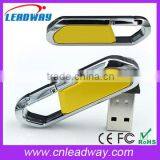 USB Pormo Gift Usb Custom Logo Yellow Carabiner Usb 1gb 2gb 4gb 8gb 16gb thumbnail-1