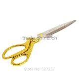 10.5'' Gold Cutter Dressmaking Tailor Shear Scissor Leather Craft Fabric Tool thumbnail-3