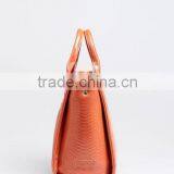 Orange Leather Office Lady Handbags ,leather Bags Women thumbnail-4