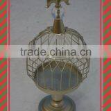 Metal Candle Stand With Finial Design