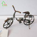 1:12 Doll's House Dollhouse Miniature White Metal Wire Cycling Bicycle Wheels thumbnail-2