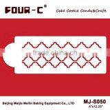 Quatrefoil Cake Side Stencil,decorating Stencil,fondant Stenciling thumbnail-1