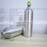 2016 hot selling of High Pressure Aluminum Refillable Edible CO2 Gas O.8L Cylinder Zylinder Cilindro for Soda stream/sparkling