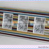Horizontal Stripe Antique Wooden Desk Photo Frame thumbnail-1