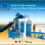 Fully Automatic Interlocking block machine QT6-15 Concrete Block Making Machine