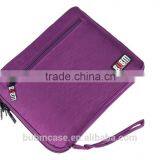 Purple Fahionable 9.7 Inch Tablet Case for Notebook Tablet Sleeve Pouch Portable Accessories Organizer