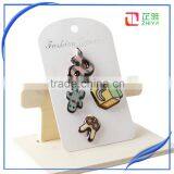 4pieces Lovely Brooch Pins Badges Fashion Cartoon Colorful Smiley Heart Star Plant Mirror Glass for Boys Girls Men Women 2016 thumbnail-5