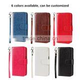 Separable Flip Wallet Leather Phone Case Cover With Lanyard for ZTE Grand x2 3 Plus Axon7 Nubia z 9 11 Blade s v 6 A460 thumbnail-6