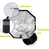 Wholesale Professional Speedlite Reflective Photo Umbrella Softbox 120cm 48" Octabox With Honeycomb Grips thumbnail-5