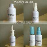 Pharmaceutical Use Opaque White Plastic 50ml PET Bottle With Fine Spray Pump thumbnail-5