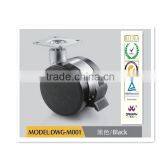2015 Danway New Colorful Office Chair Caster / Furniture Caster With Plate / White Swivel Caster With Screw 40mm DWG-K007 thumbnail-5