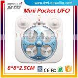 DWI Dowellin 374 2.4G 4CH 6 Axis Mini UFO RC Pocket Drone Nano UFO With Headless Mode thumbnail-1