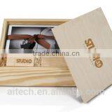Gift Wooden Sets USB Sticks New Custom Wooden Silk Print Logo Usb 2.0 Memory thumbnail-2