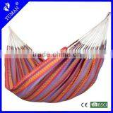 Double Size Outdoor Stripe Folding Camp Hammock