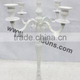 White Wedding Decoration Candelabra thumbnail-1
