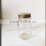 100ml Small Round Food Grade Recycled Glass Packaging Empty Bottle with Twist Cap