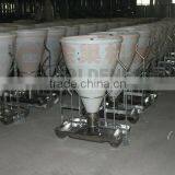 ^ Plastic&stainless steel finishing pig feeder