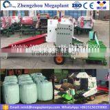 Full automatic round grass tobacco baler packing machine for sale