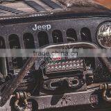 7" Round Jeep Wrangler Offroad Rubicon Motorcycle 30W Sealed LED Headlight Dual Beam JK TJ WJ XJ MJ thumbnail-5