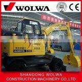 Wolwa Mini 6t Single Front Bucket Wheel Excavator thumbnail-6