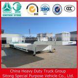 Heavy Duty Factory Price Tri-axle 50T Low Bed Semi Trailer Online Shopping thumbnail-5