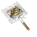 promotional BBQ grill grids basket fish clip