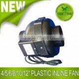 12 Inch Exhaust Fan Hydroponic Stainless Steel Inline Duct Fan thumbnail-1