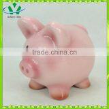 Cute Ceramic Pink Pig Piggy Bank thumbnail-2