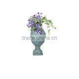 Blue Vase Ceramic Chinese Big Flower Decor Vase thumbnail-1