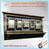 Antique Wall Shelf With Photo Frame & Double Glass thumbnail-1