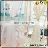 Beautiful White Soft Wedding Fancy Party Chair Sash thumbnail-1