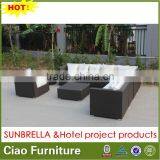 Hot Sell Outdoor L Shape Sofa Furniture Sectional Rattan Sofa Set thumbnail-1