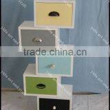 DIY Cabinet Colorful Drawers Storage Cabinets Design thumbnail-1
