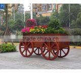 Arlau Outdoor Wood Flower Pot Planter thumbnail-2