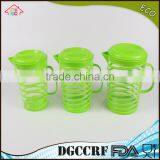 NBRSC Kitchen Home 4 Pcs Plastic Drinking Water Cups With Teapot thumbnail-2