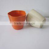 Family Beautiful Plastic Flower Pot/ Garden Pot Bamboo Fiber Flowerpot thumbnail-1
