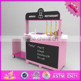 2016 New Design Preschool Home Play Wooden Girls Kitchen Set W10C251 thumbnail-5