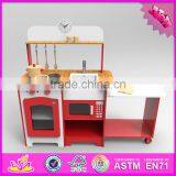 2016 New Design Home Play Multi-function Wooden Toddler Kitchen Set W10C248 thumbnail-6
