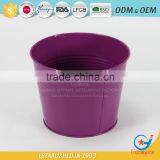 Metal Unique Powder Coated Colourful Flower Colorful Pots Colorful Garden Pots thumbnail-2
