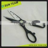 SK029 8-1/4"Popular Stainless Steel Black Handle Kitchen Scissors thumbnail-6