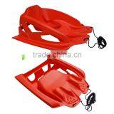 Latest Snow Luge Plastic Towable Kids Snow Sled With Backrest,toddler Pull Sled -30temp 24h Cold Resistance Test thumbnail-3