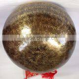 High Quality Om Mani Padme Hum Tibetan Mantra Crafted Meditation Singing Bowl thumbnail-5