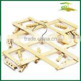 Bamboo Hanger With 16 Clips/pegs for Clothes Sock thumbnail-2