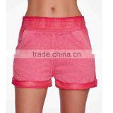 OEM Women Plain Cotton French Terry Knit Sleep Shorts Sexy Cycling Yoga Shorts Wholesale Custom Manufacturer Shorts Pants thumbnail-1