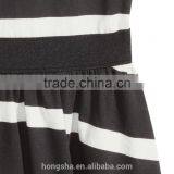 2016 Fashion Children Little Gilrs Cotton Jersey Stripe Print Dress HSD8073 thumbnail-6