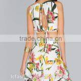 Sexy Summer Beach Print Crop Top and Skirt Wholesale Ladies Summer Beach Clothing thumbnail-3